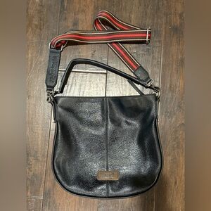 Wrangler Black and Red Hobo Bag with Sporty Straps